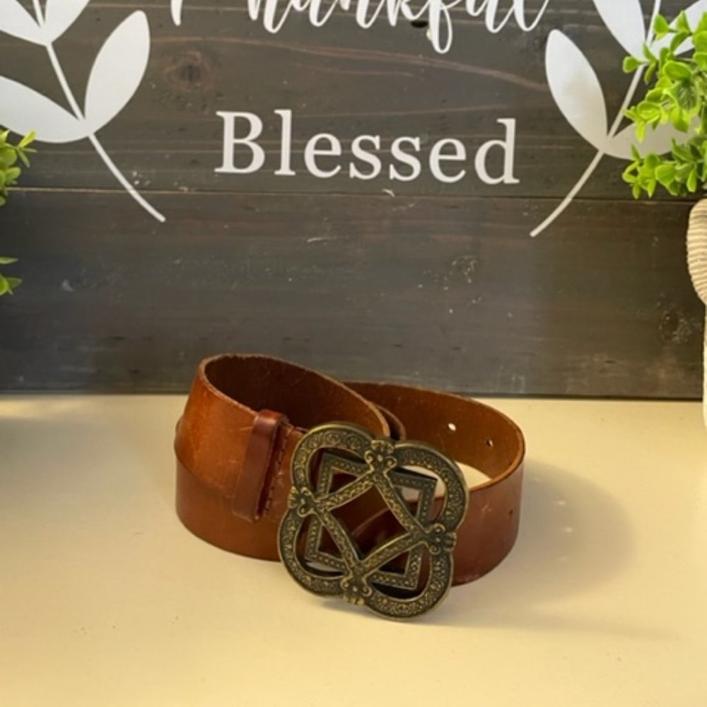 WOMENS OLGA SANTINI GENUINE LEATHER BELT